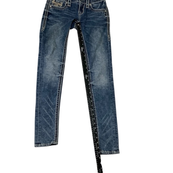 Rock Revival Kerry Skinny Jeans Sz 25 - Picture 3 of 9